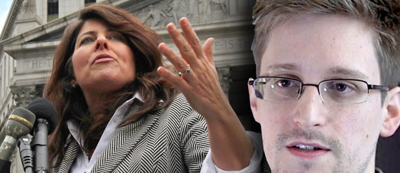 Naomi Wolf Thinks Edward Snowden And His Sexy Girlfriend Are Government Plants